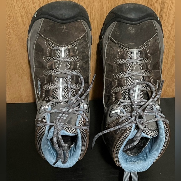 Keen Women's Targhee III Waterproof Boot Magnet/Atlantic Blue - Picture 14 of 15